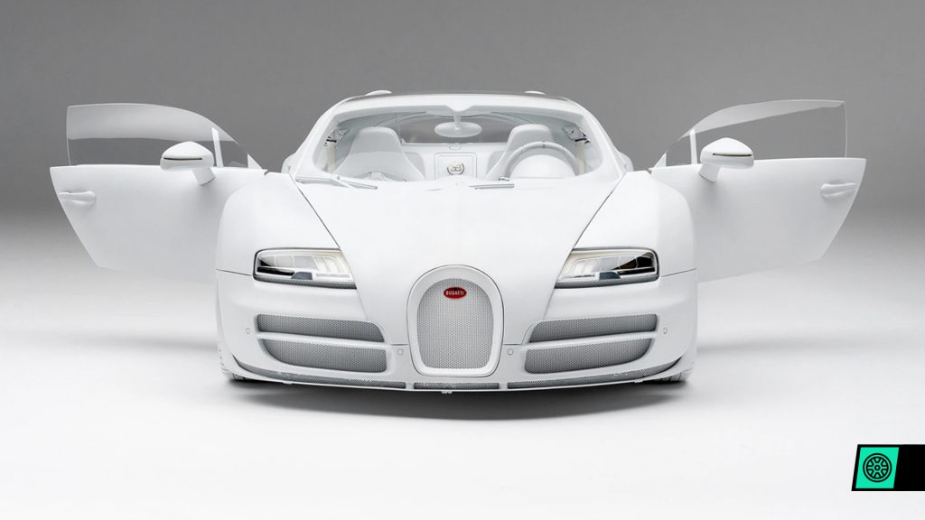 Bugatti Veyron White Edition Gözleri Üzerine Çekiyor 1