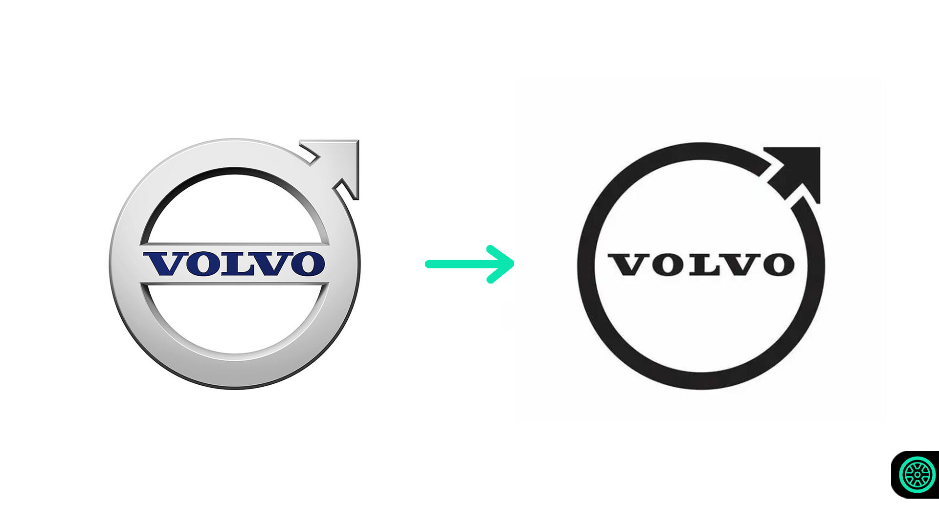 Volvo logosunu "Minimalist" bir hale getiriyor! 3